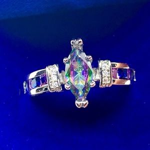 Stunning Mystical Topaz Ring
